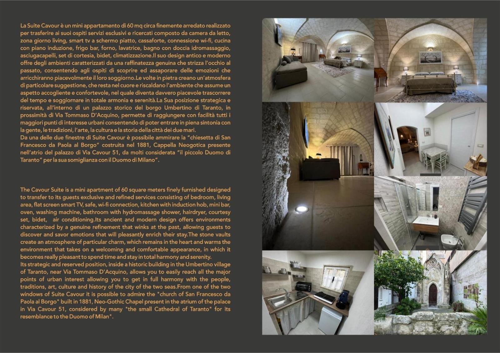 Suite Cavour Luxury Home ตารันโต ภายนอก รูปภาพ